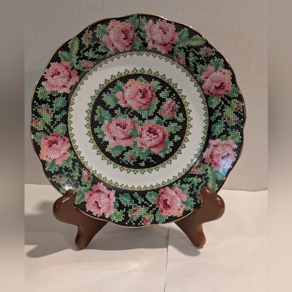 Royal Albert Needlepoint Salad Plate
